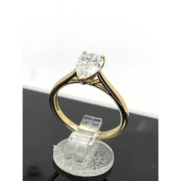Unique Moments Engagement Ring Lab Created 1 Carat Diamond 14k Yellow Go… - Picture 3 of 14